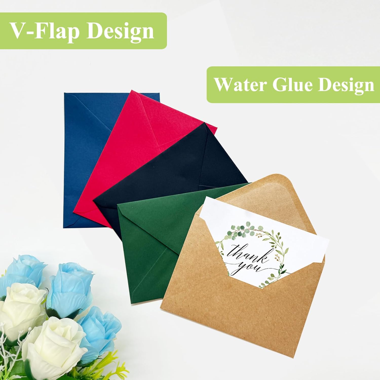 40 Pack Colored Envelopes , A4 – Letter Envelope Kraft Bewertung und Preis