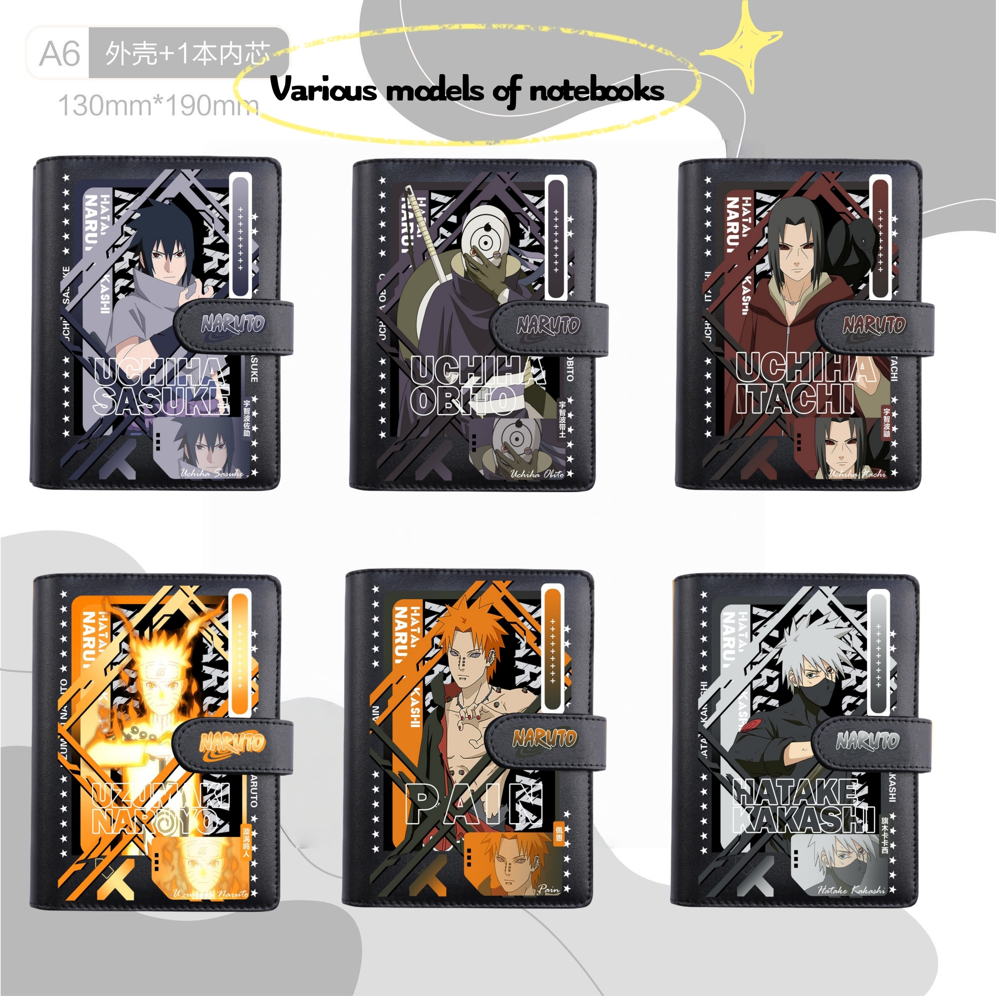 Naruto Notebook Kakashi Obito  – Office Supply Office Stationery Items Bewertung und Preis