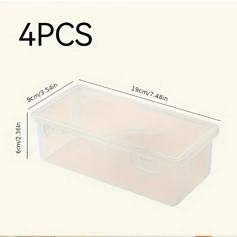 4 large transparent PP storage – Stationery And Office Supply Stores Bewertung und Preis