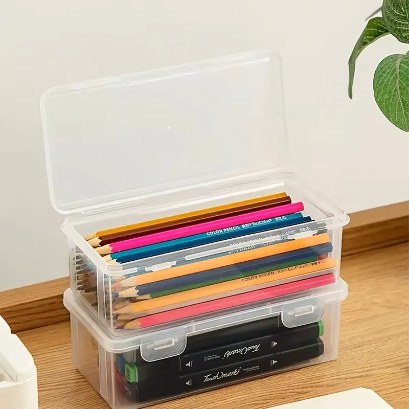 4 large transparent PP storage – Stationery And Office Supply Stores Bewertung und Preis