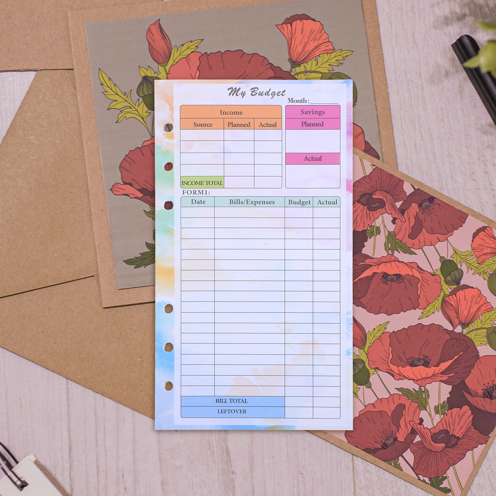 14 Sheets A6 Budget Planner Re – Planner Weekly Budget Bewertung und Preis