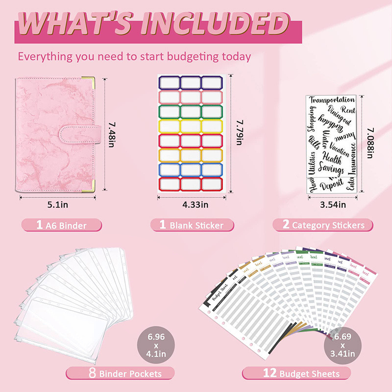 A6 Budget Binder with Cash Env – Planner Weekly Budget Bewertung und Preis