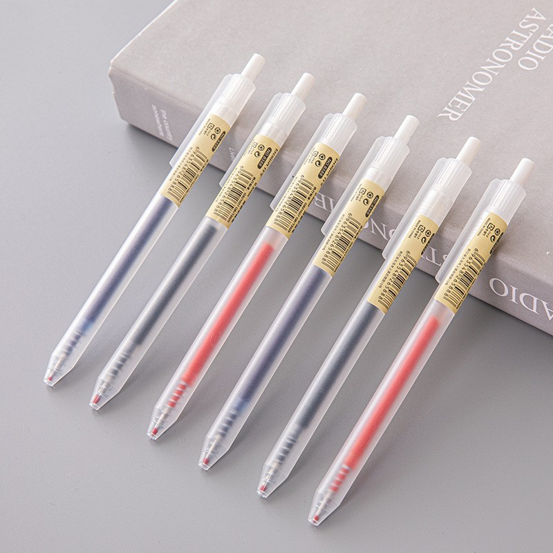 6/10Pcs 0.5mm Retractable Gel  – Office Stationery Supply Business Bewertung und Preis