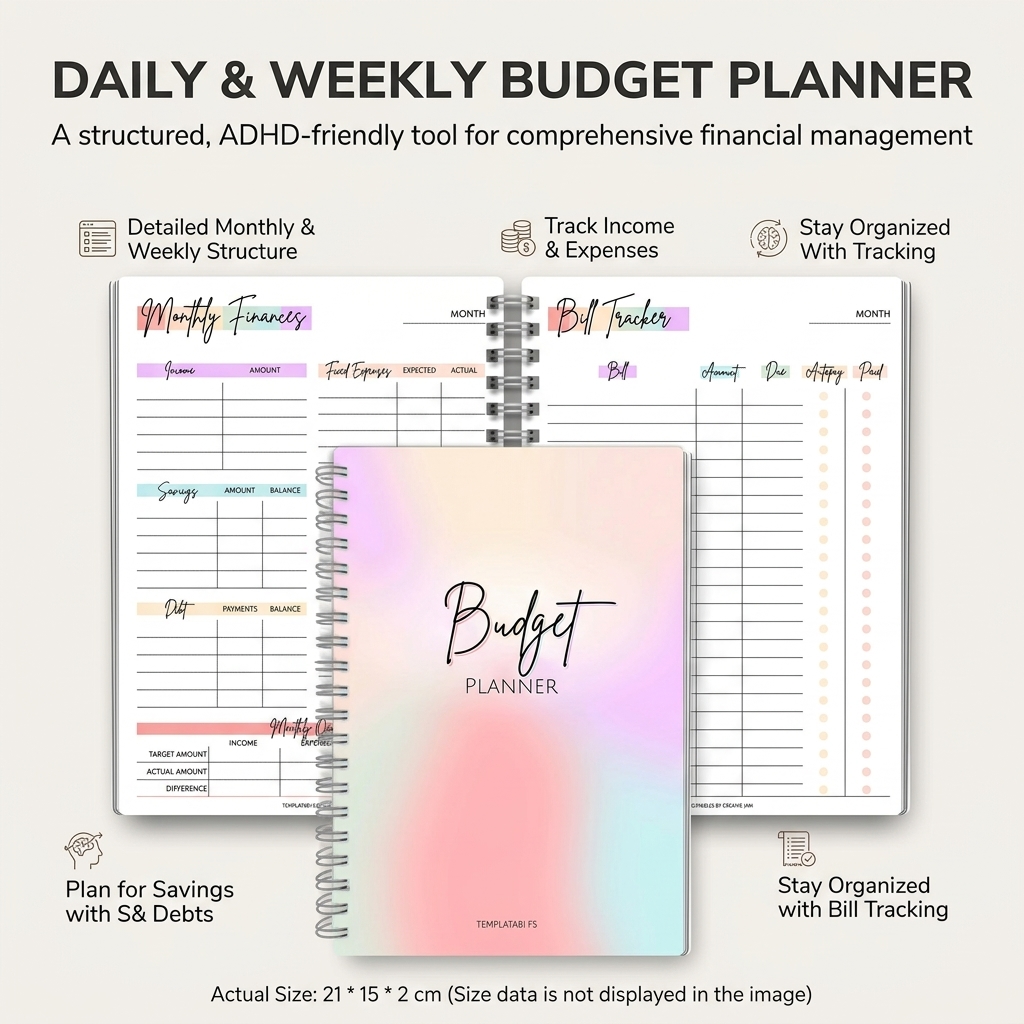 Daily Income and Expense Noteb – Planner Weekly Budget Bewertung und Preis