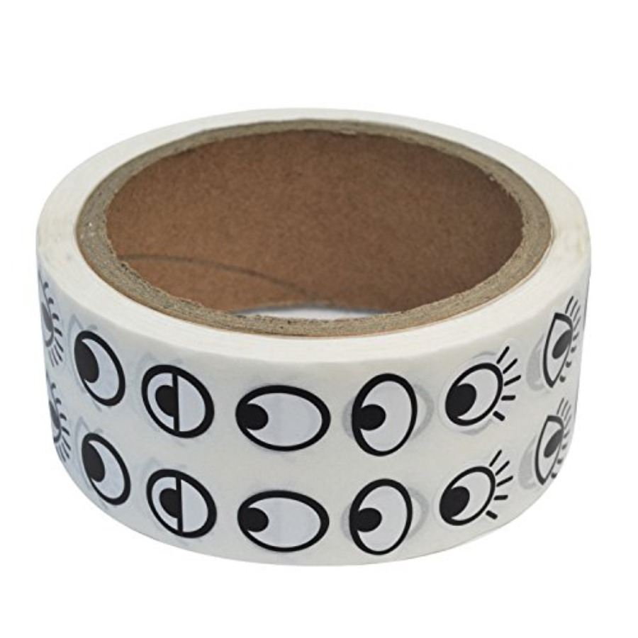 Black White Eye Stickers Label – Sticker Label Roll Bewertung und Preis