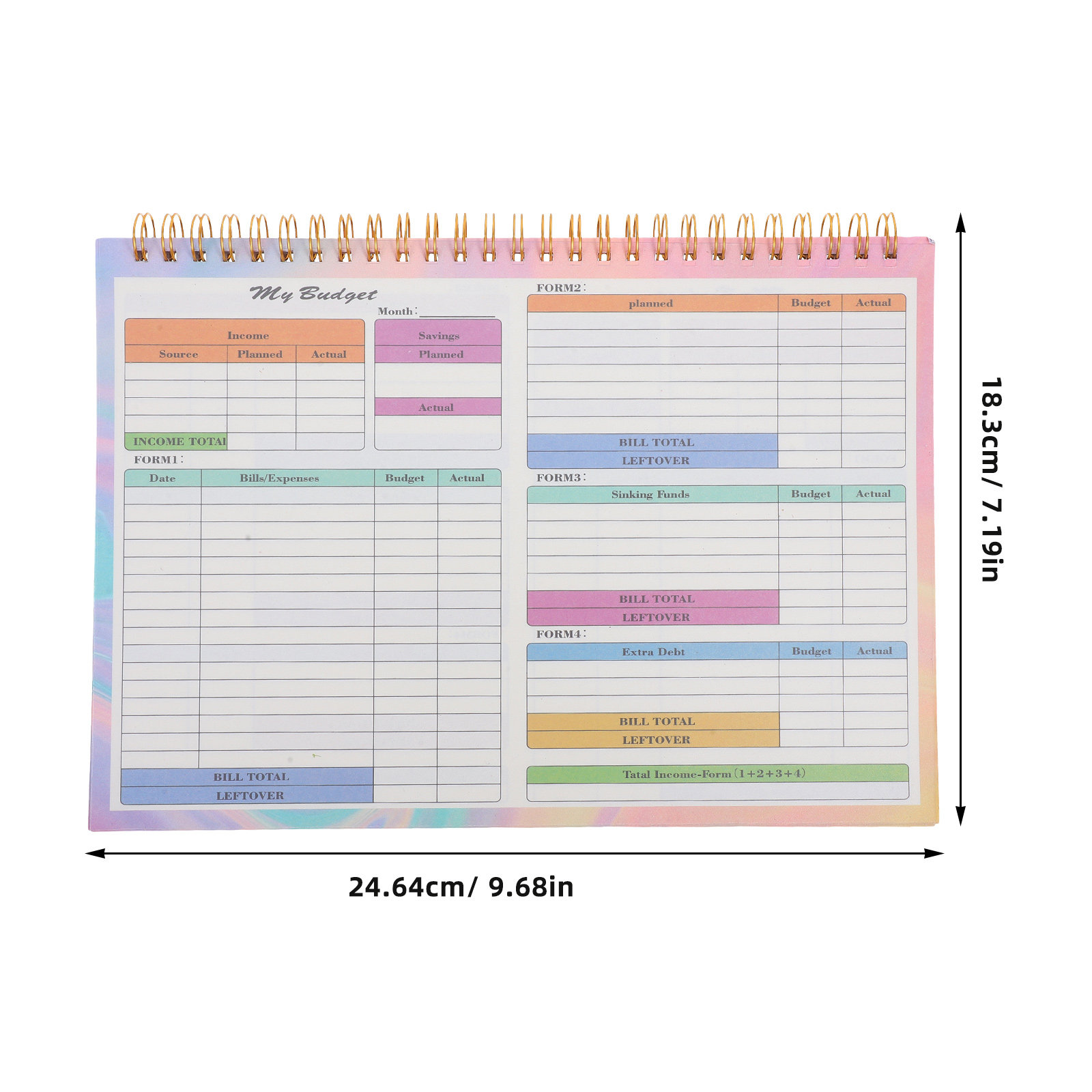 B5 Financial Tracker Notebook  – Planner Weekly Budget Bewertung und Preis
