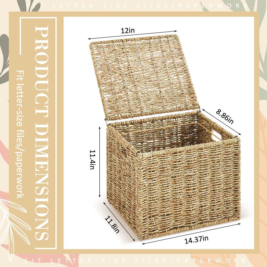 Seagrass File Box Organizers D – File Folder Hanging Bewertung und Preis