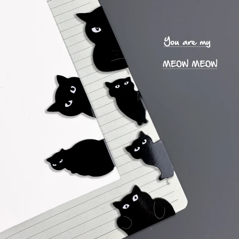 6 Pcs/set Cute Cat Magnet Book – Paperclip Magnetic Set Bewertung und Preis