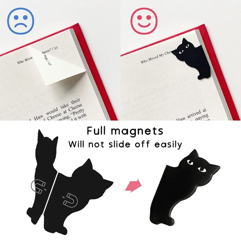 6 Pcs/set Cute Cat Magnet Book – Paperclip Magnetic Set Bewertung und Preis