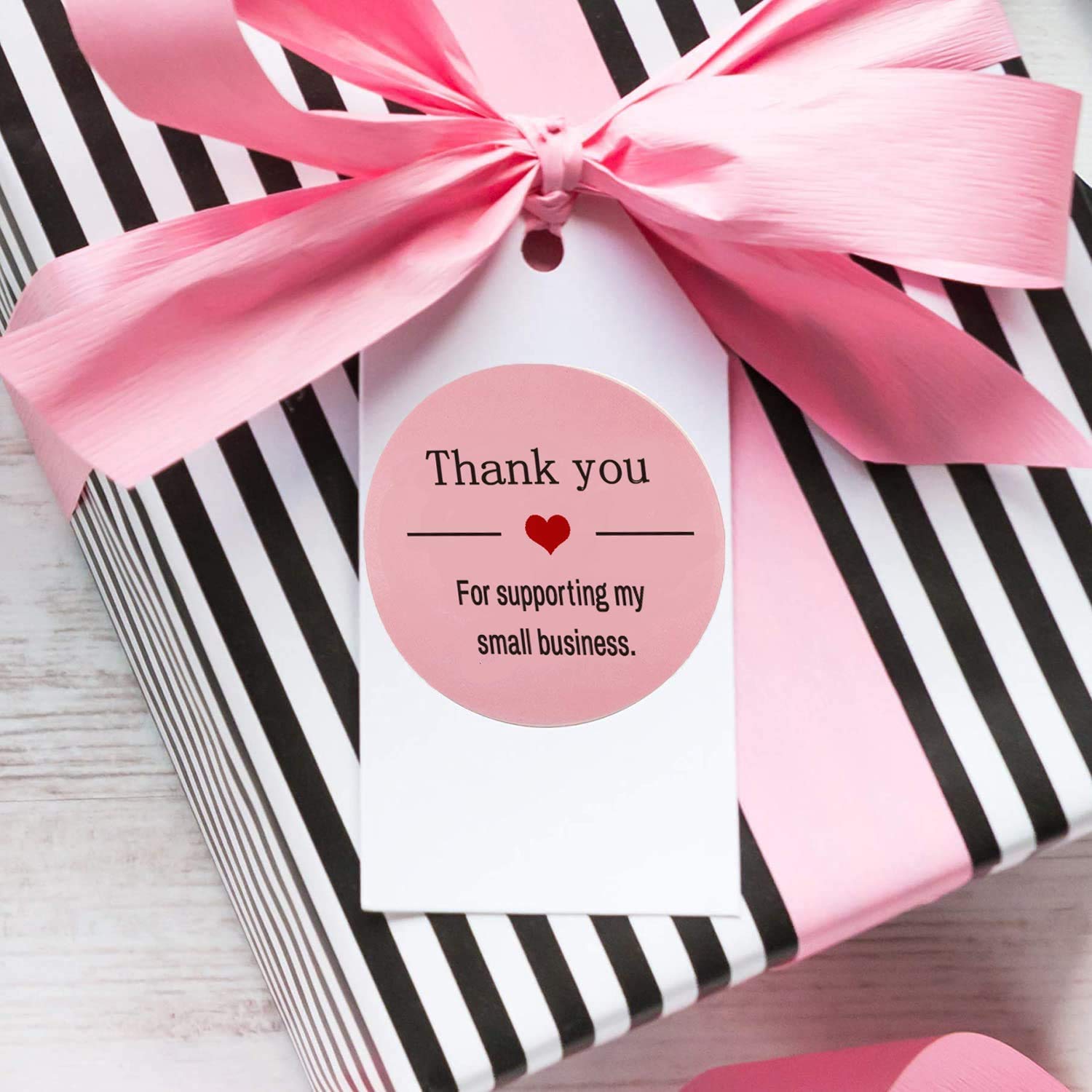 Thank You for Supporting My Sm – Sticker Label Roll Bewertung und Preis