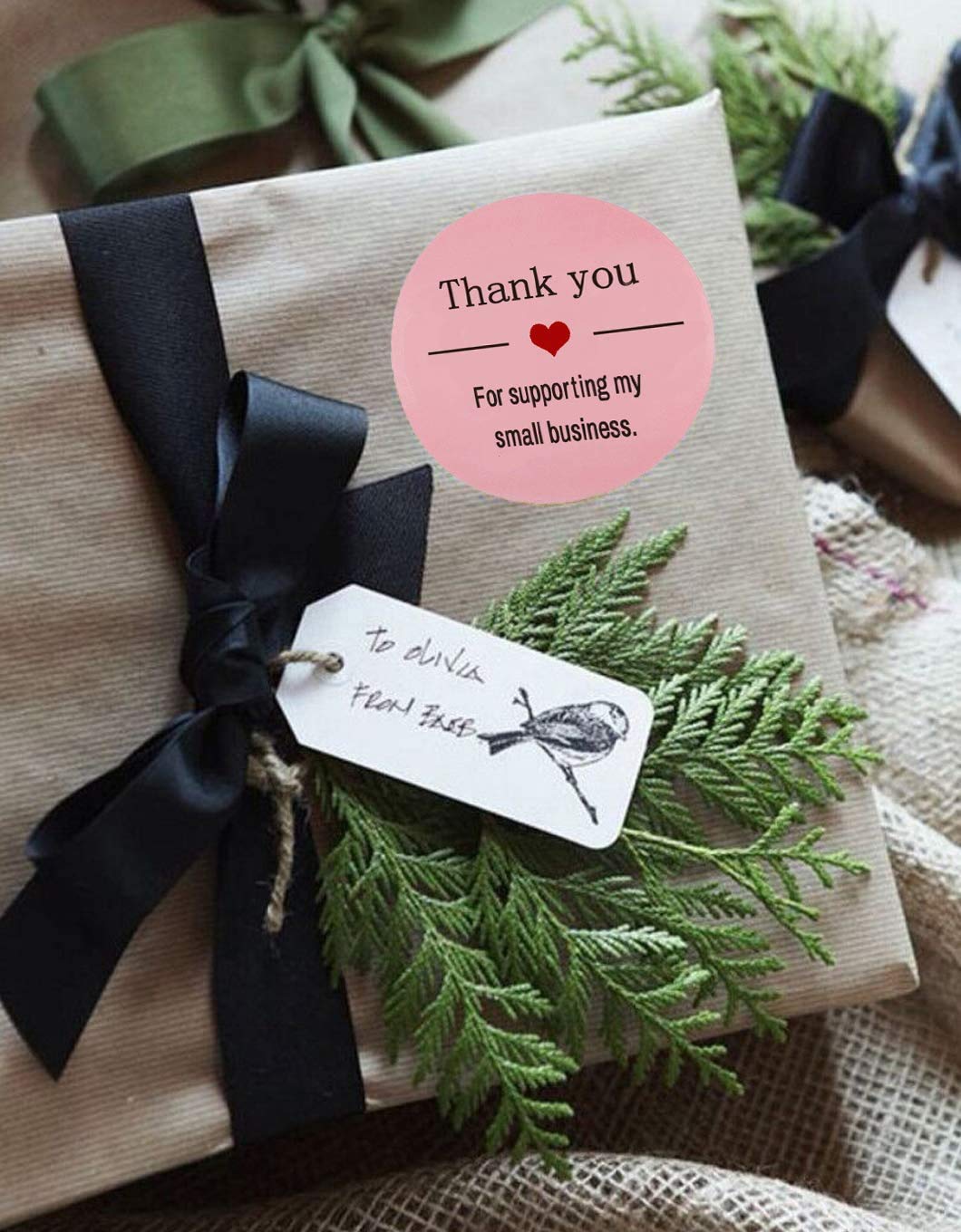 Thank You for Supporting My Sm – Sticker Label Roll Bewertung und Preis