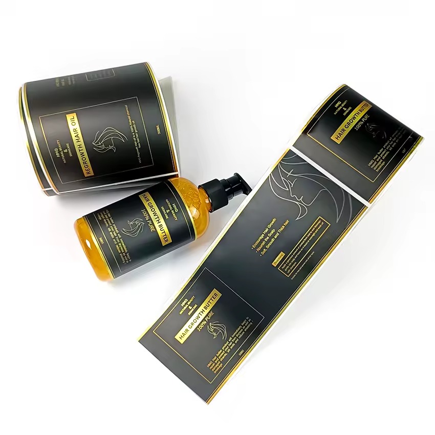 Custom Luxury Gold Foil Vinyl  – Sticker Label Roll Bewertung und Preis