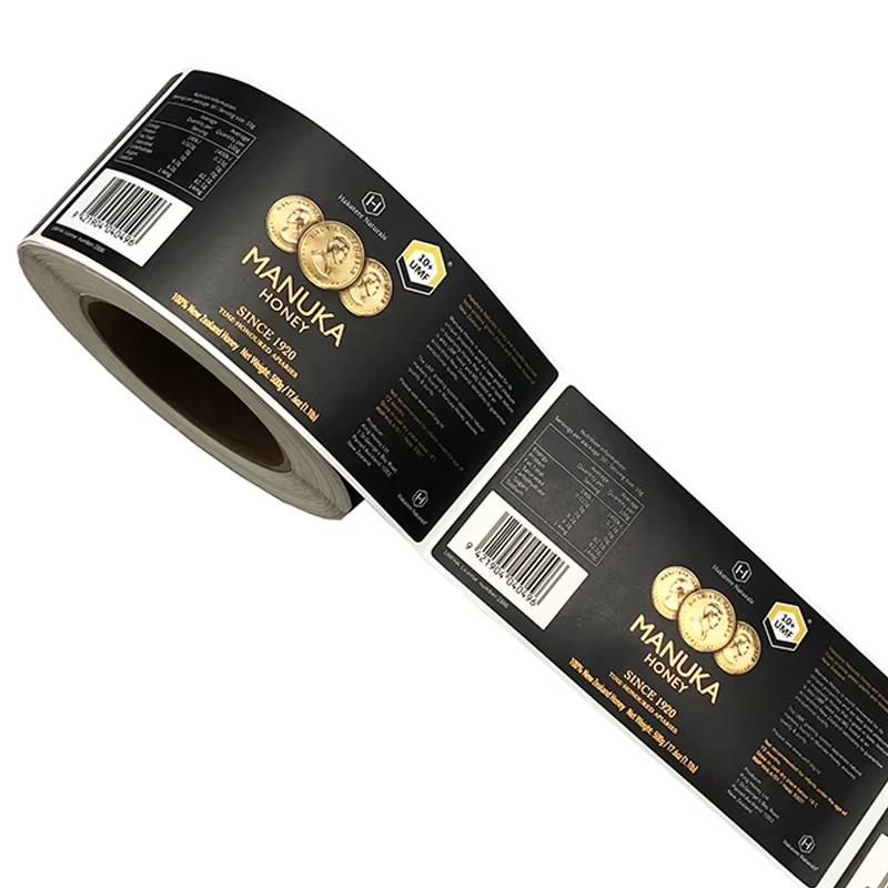 Custom Luxury Gold Foil Vinyl  – Sticker Label Roll Bewertung und Preis