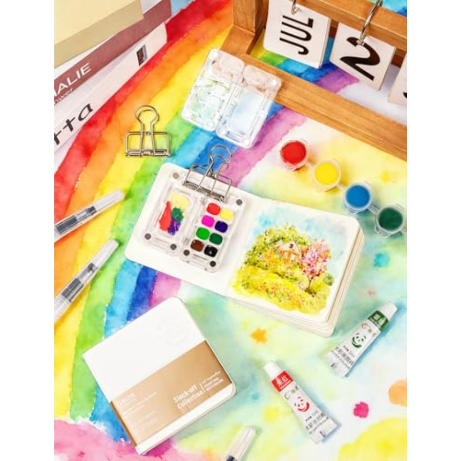 Mini Watercolor Paint Set Trav – Paperclip Magnetic Set Bewertung und Preis