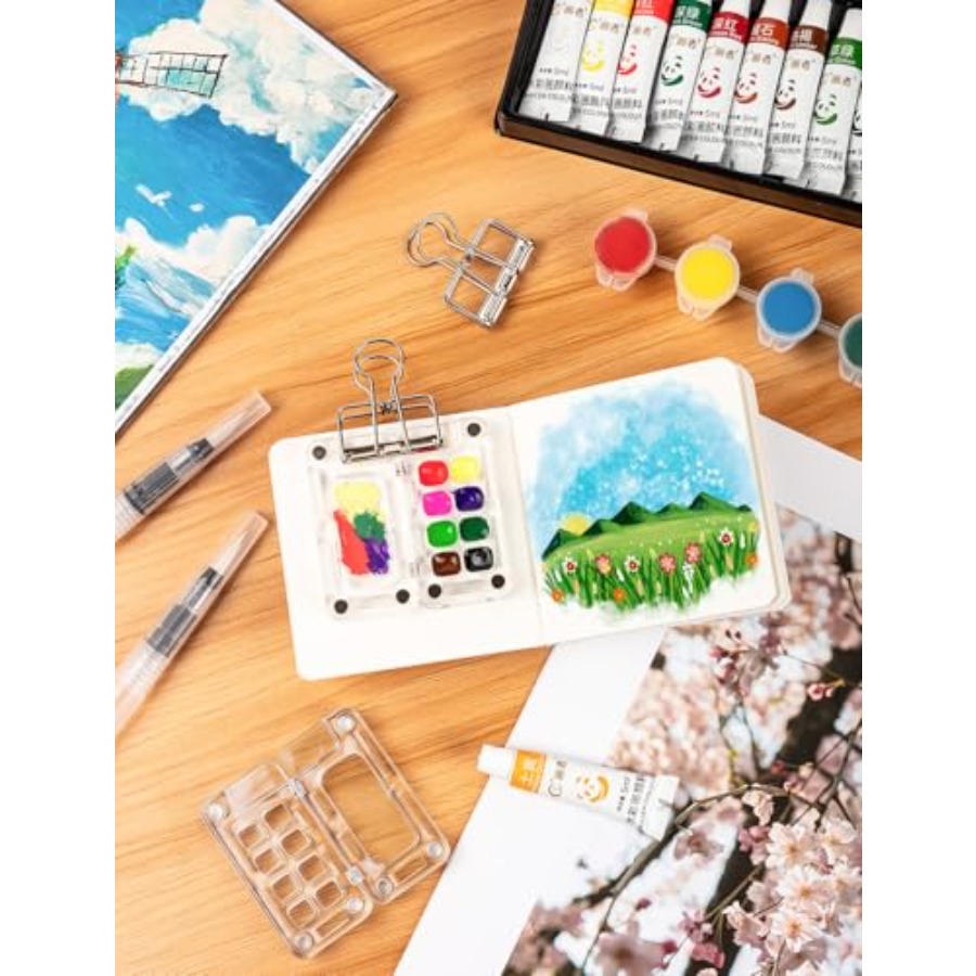 Mini Watercolor Paint Set Trav – Paperclip Magnetic Set Bewertung und Preis