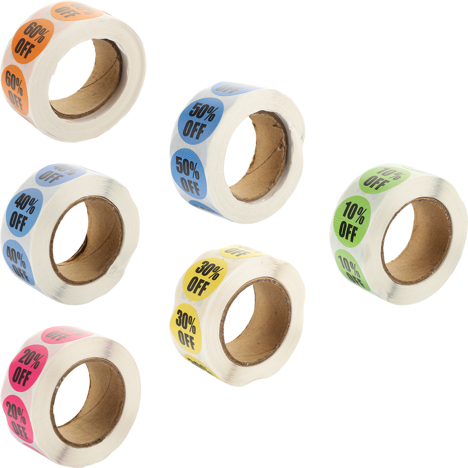6pcs 6 Rolls Identifier Sticke – Sticker Label Roll Bewertung und Preis