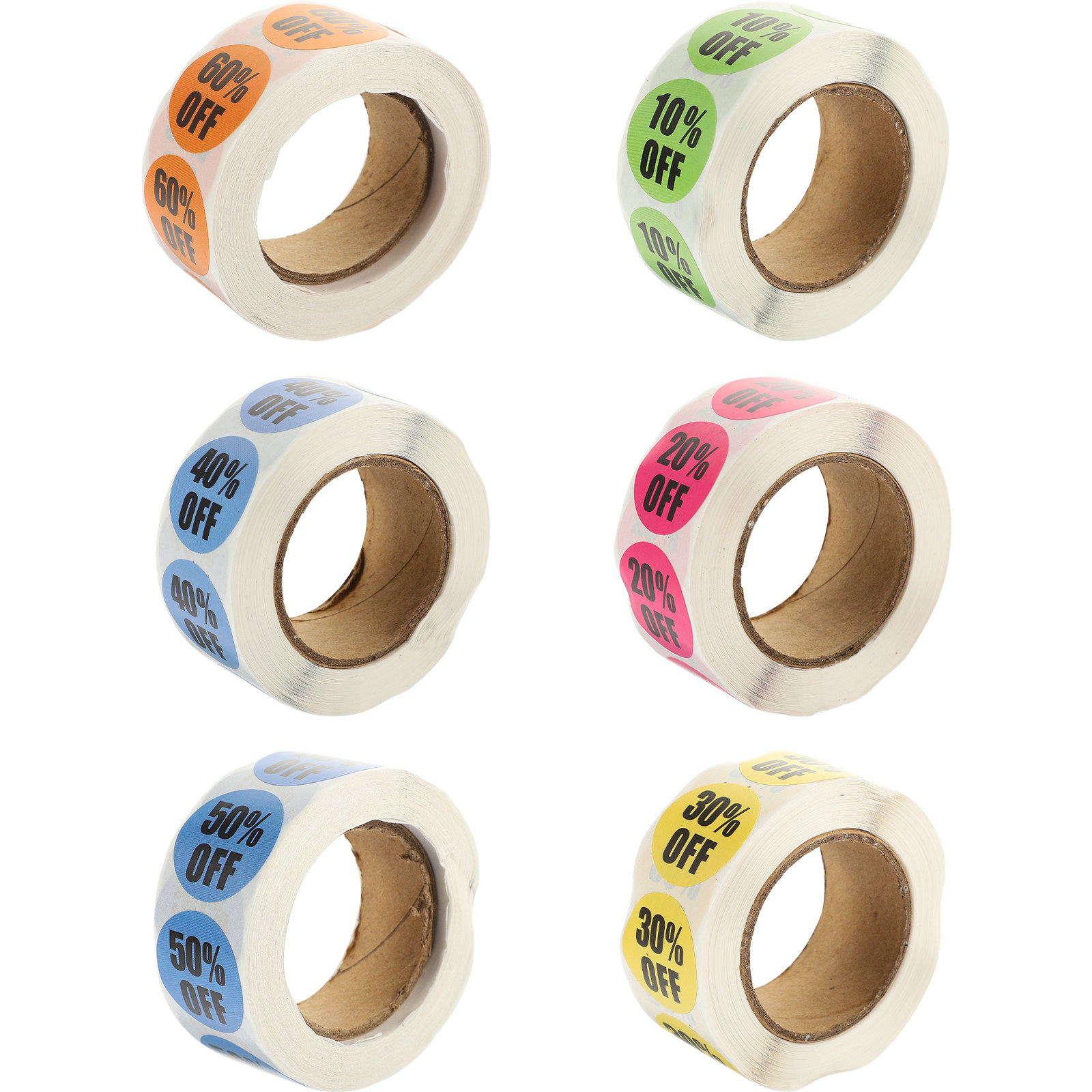 6pcs 6 Rolls Identifier Sticke – Sticker Label Roll Bewertung und Preis