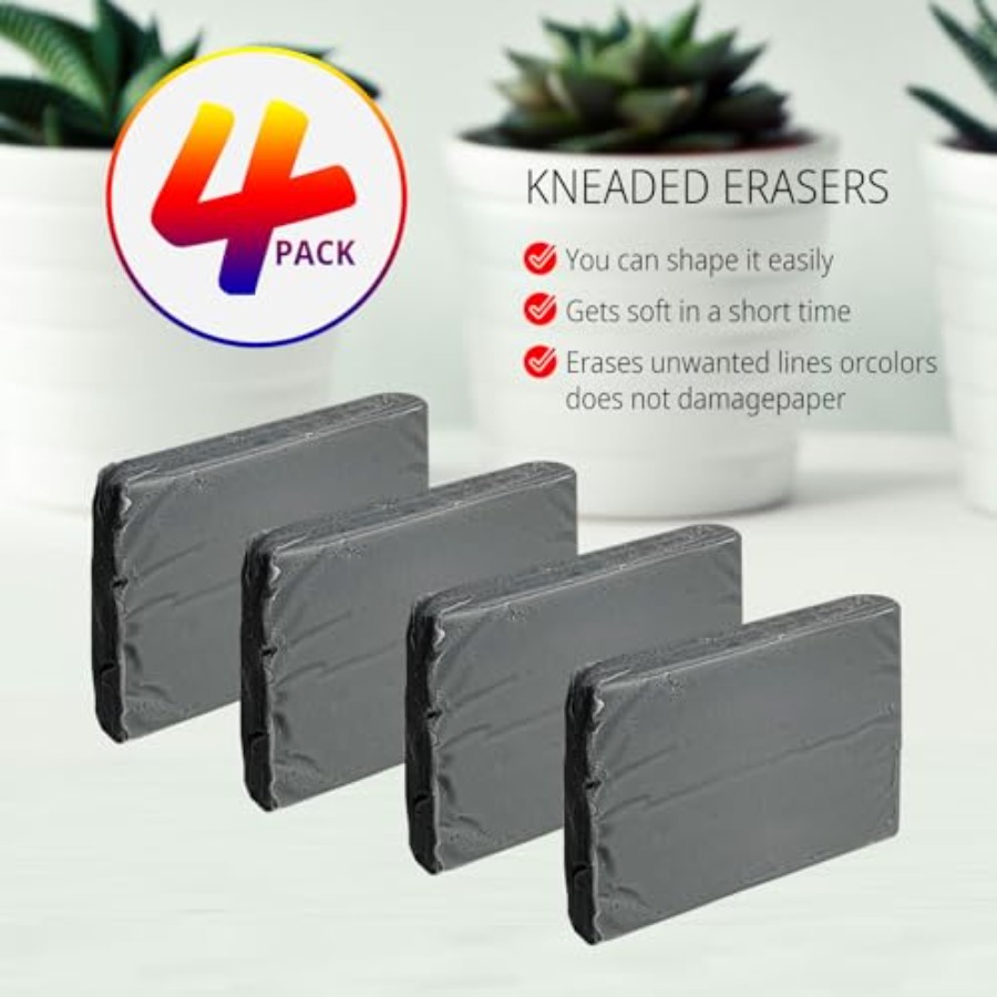 4 Pack Kneaded Eraser Artist E – Rubber Eraser Kneaded Bewertung und Preis