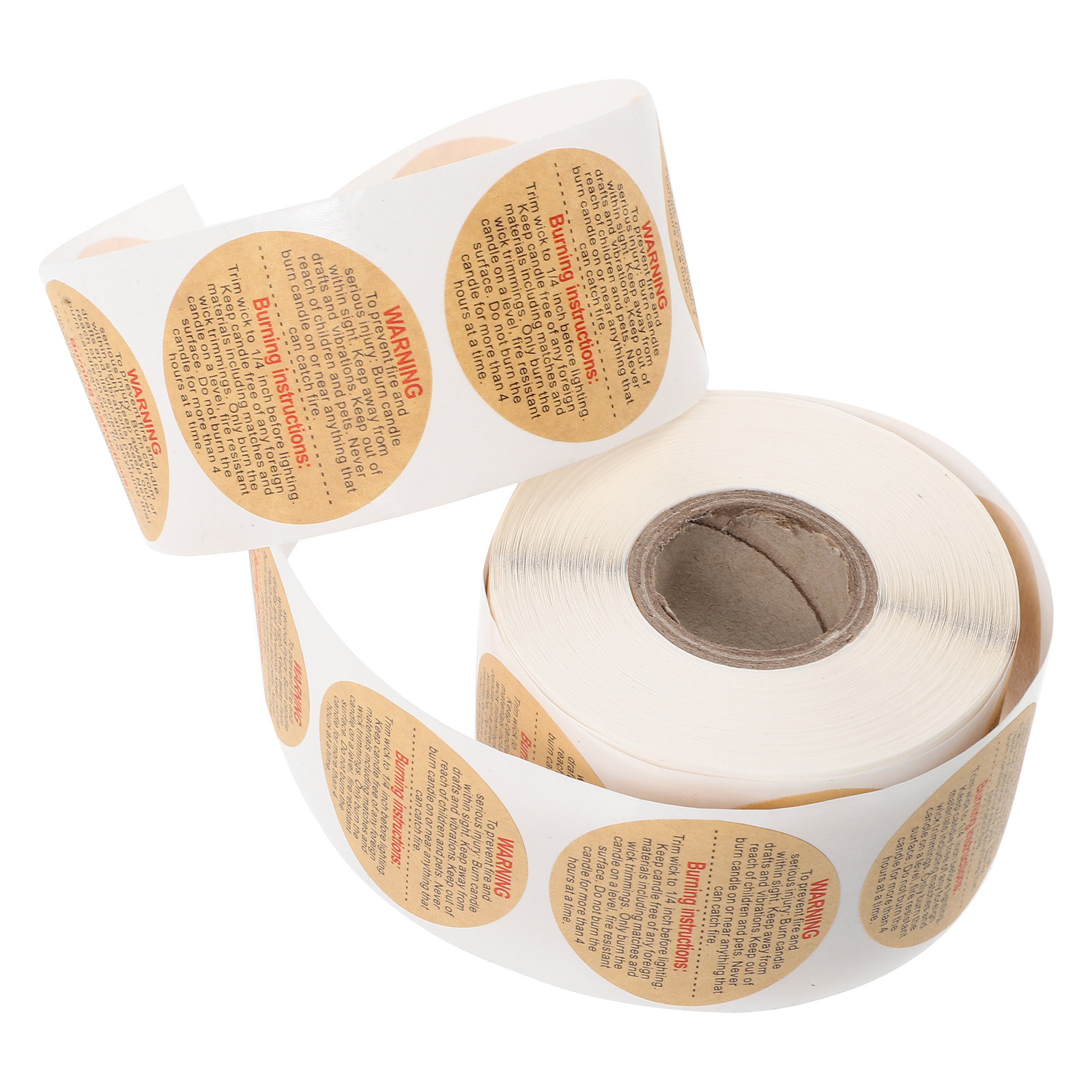 1 Roll Round Warning Labels fo – Sticker Label Roll Bewertung und Preis
