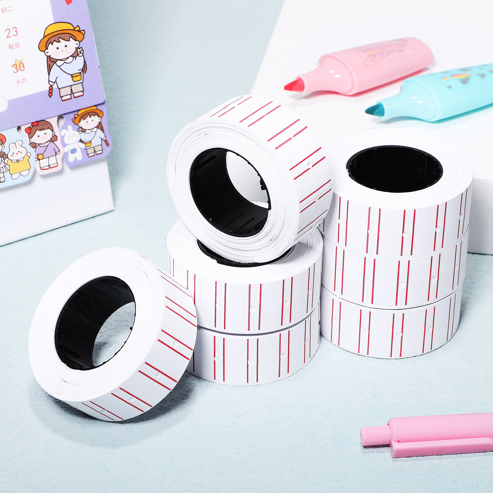 10 Rolls Price Tags Stickers W – Sticker Label Roll Bewertung und Preis