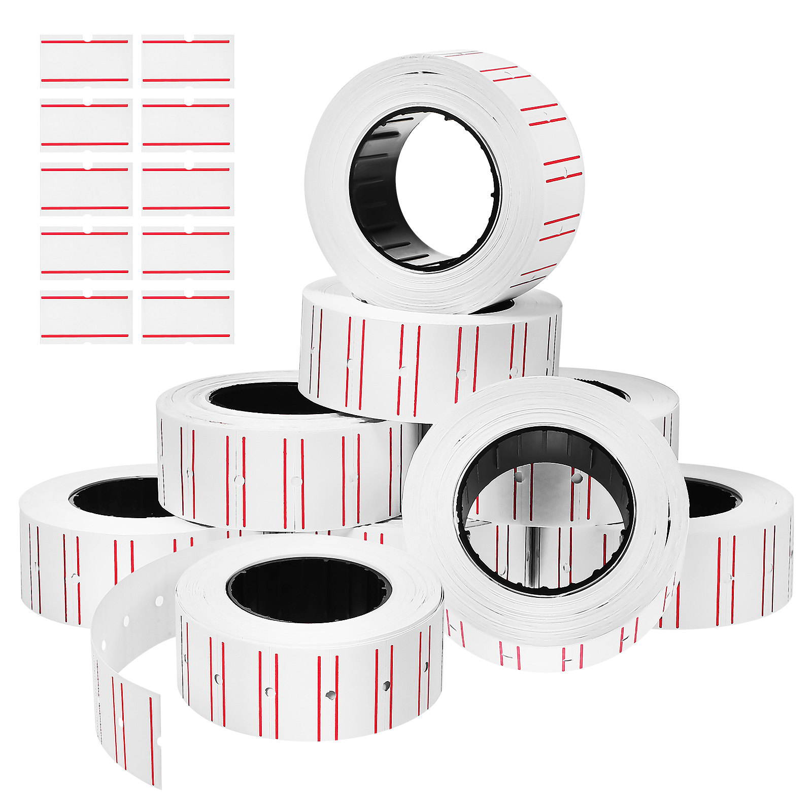 10 Rolls Price Tags Stickers W – Sticker Label Roll Bewertung und Preis