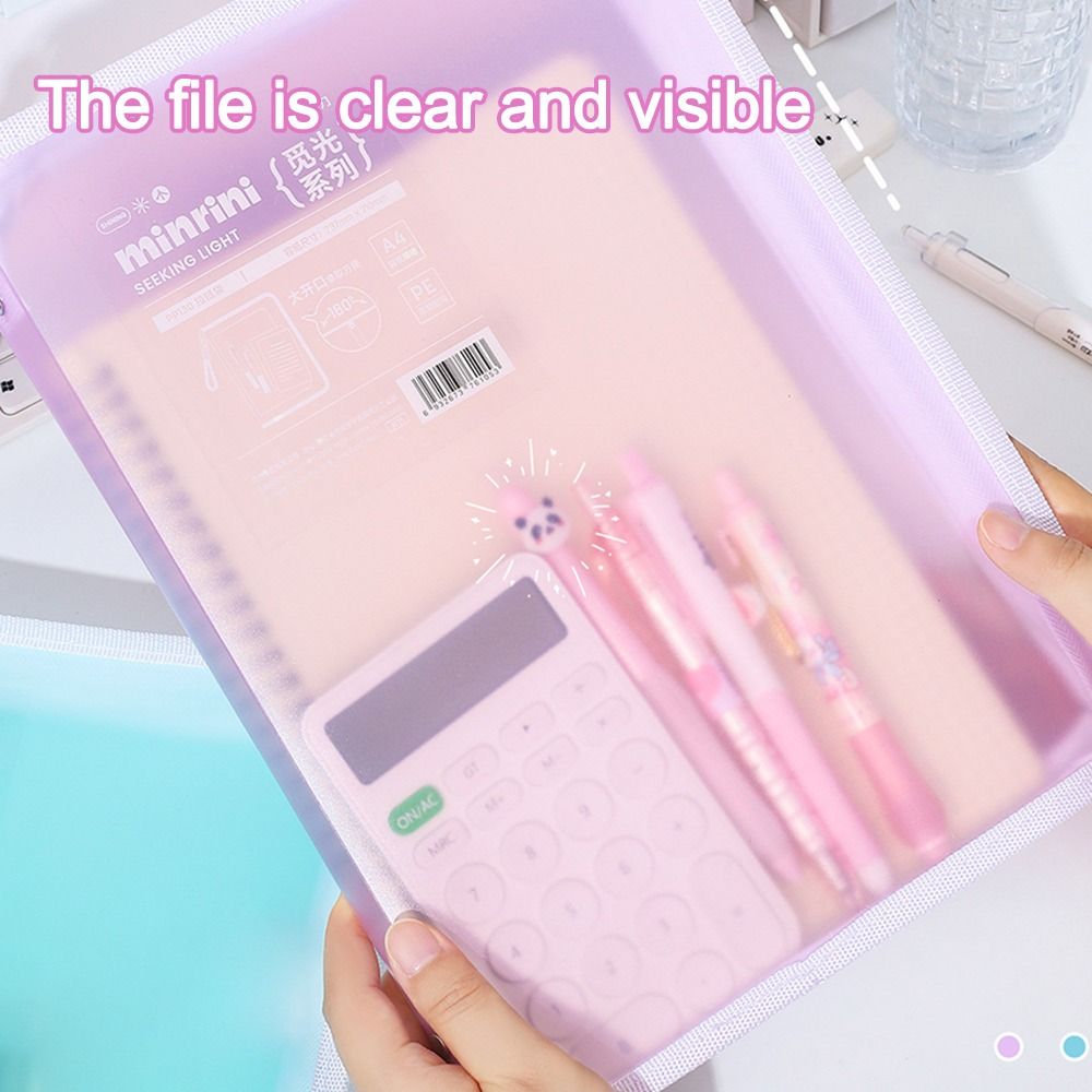 Portable Transparent A4 Zipper – Office Stationery And Supply Bewertung und Preis