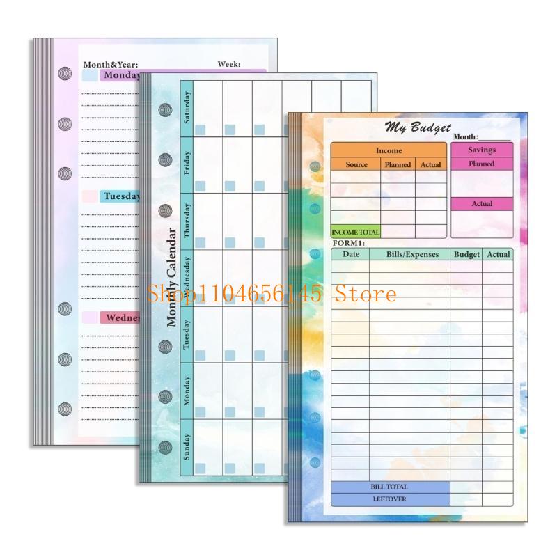 Loose Leaf Refill Paper Lined  – Planner Weekly Budget Bewertung und Preis