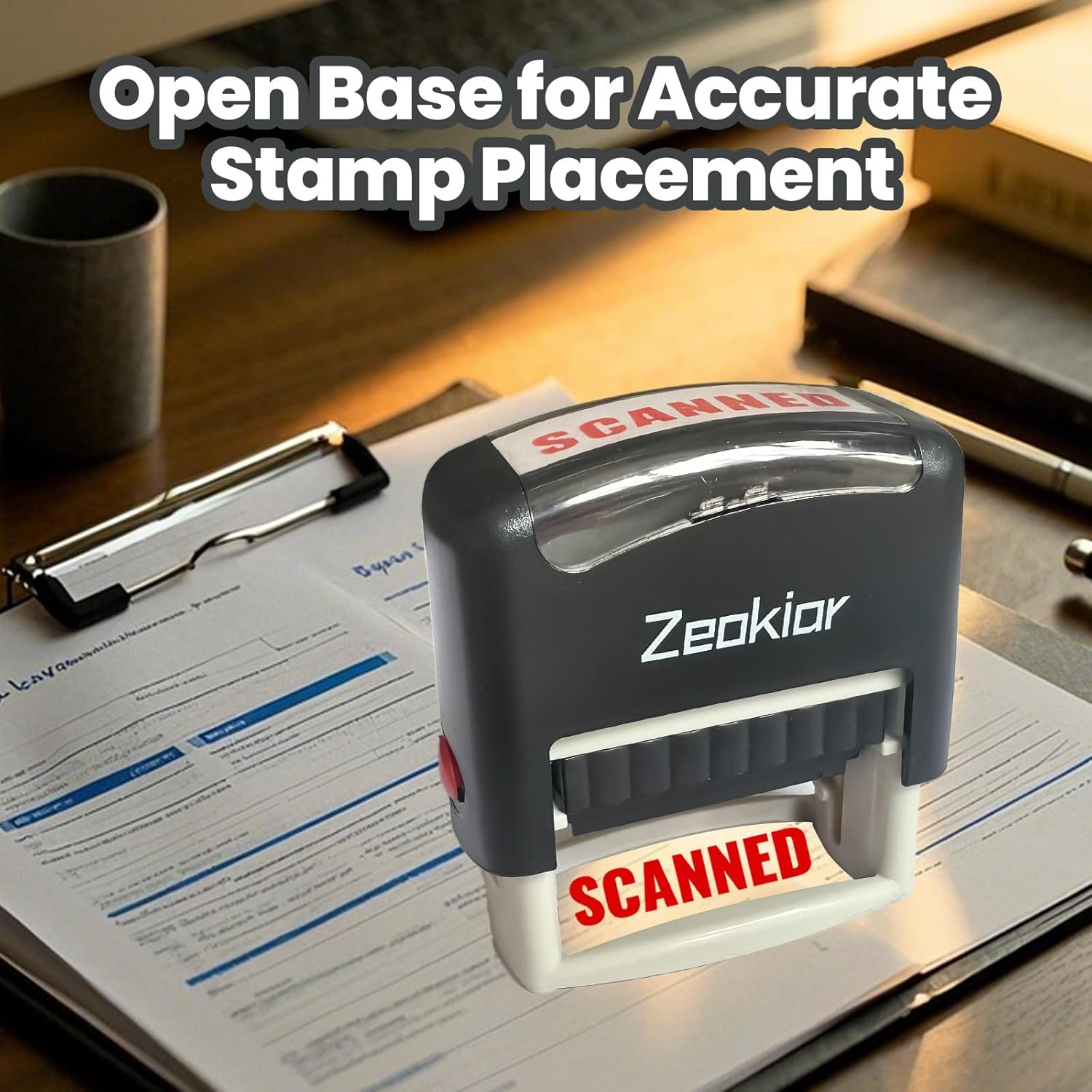 Self-Inking Scanned Stamp, Red – Self Inking Stamp Bewertung und Preis