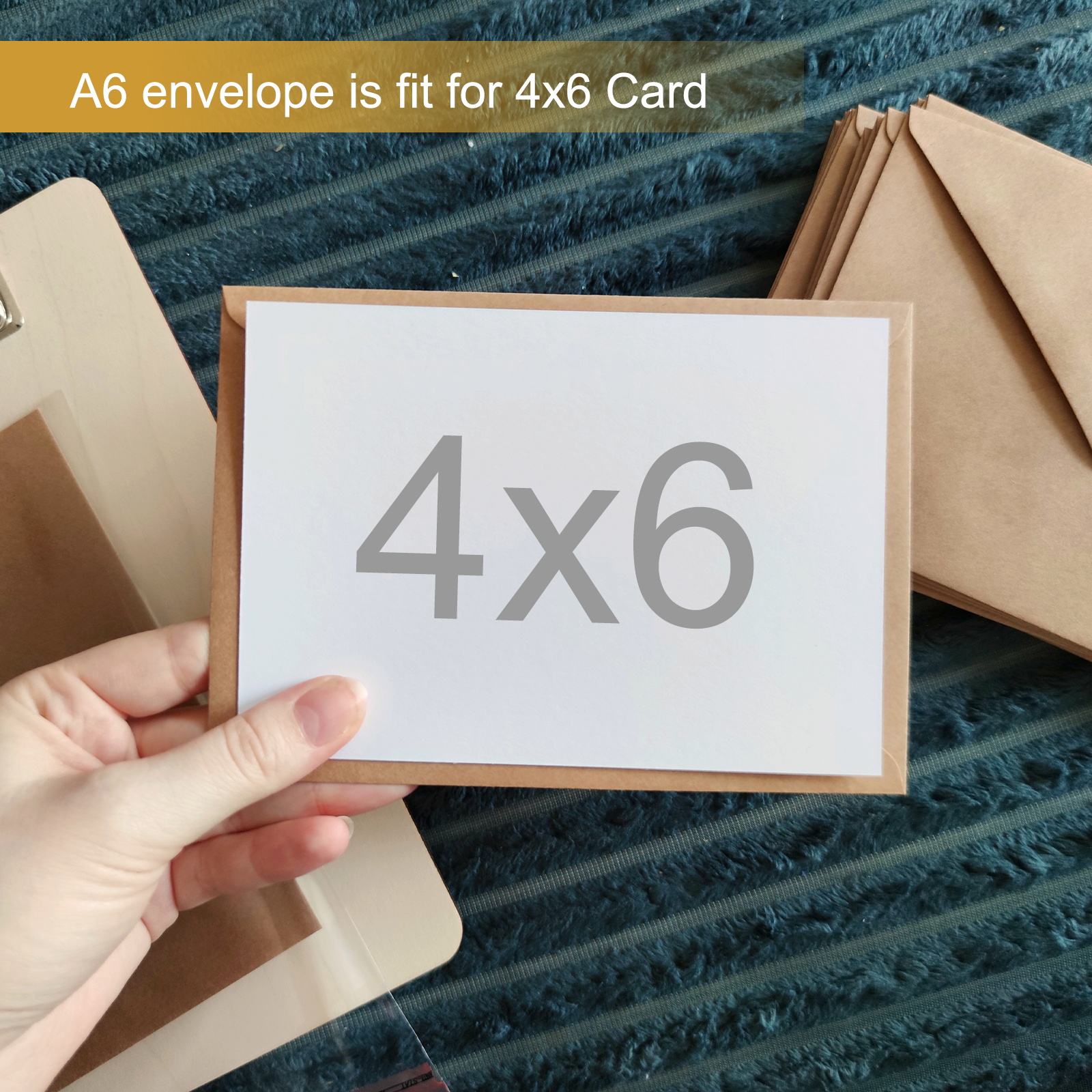 50/100Pcs A6 Envelopes 4x6 Car – Letter Envelope Kraft Bewertung und Preis