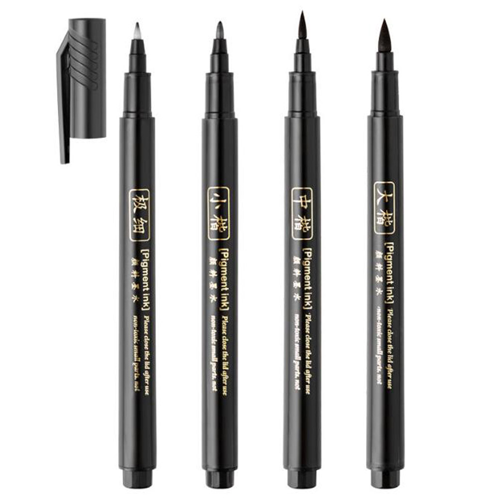 4pc Brush Pen Calligraphy Pen  – Stationery Supplier Bewertung und Preis
