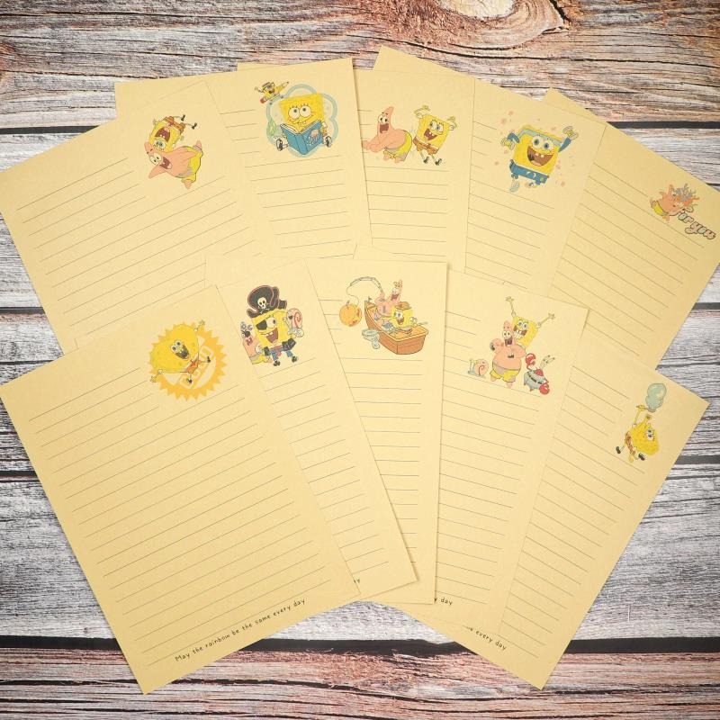 Cute SpongeBo SquarePants Kraf – Letter Envelope Kraft Bewertung und Preis