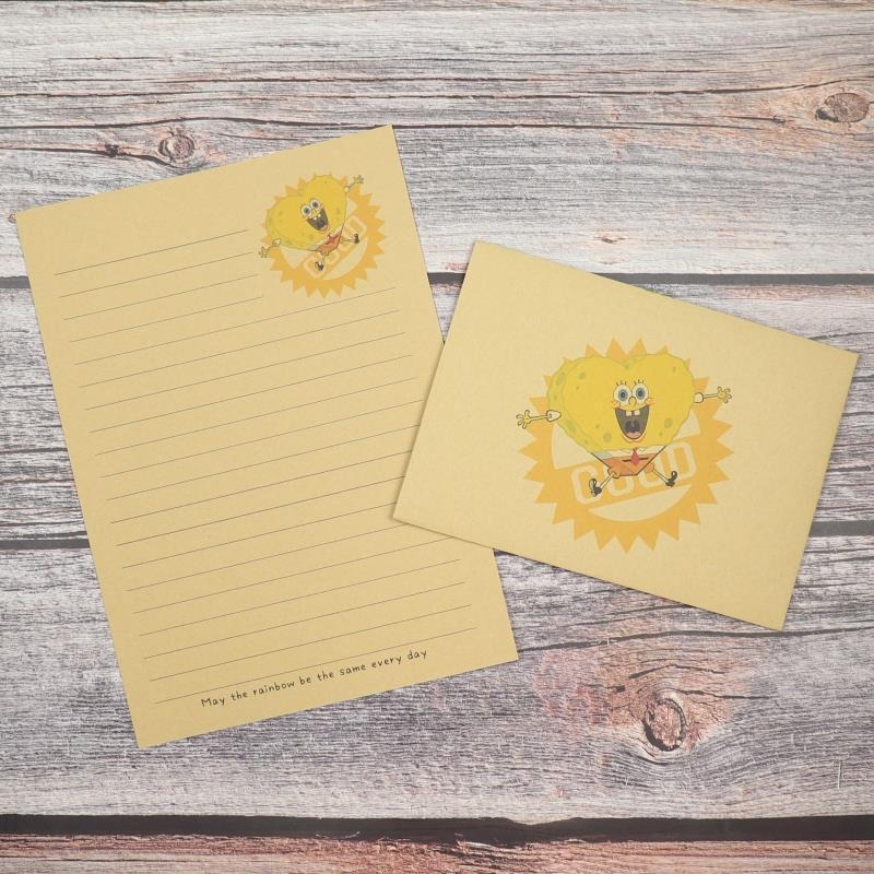 Cute SpongeBo SquarePants Kraf – Letter Envelope Kraft Bewertung und Preis