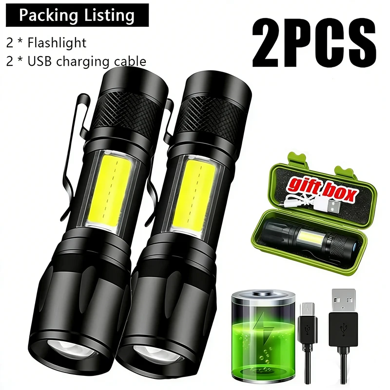 Mini LED Flashlight COB+XPE Po – Stationery Supply Bewertung und Preis