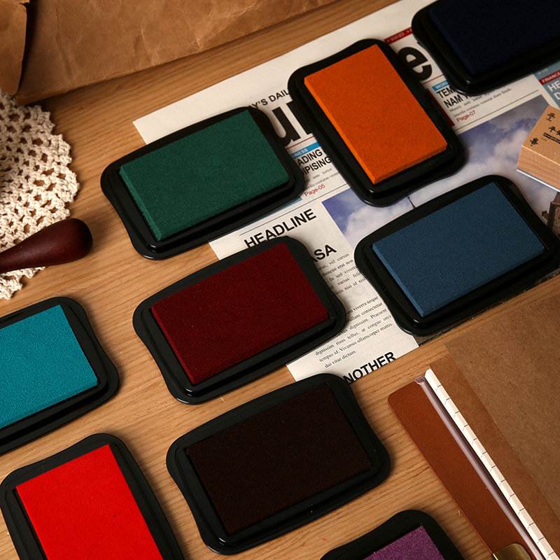 12 Colors Vintage Solid Color  – Self Inking Stamp Bewertung und Preis