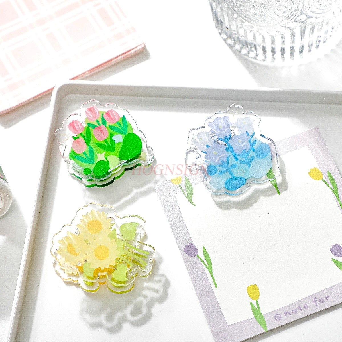 1pcs Afternoon Garden Acrylic  – Office Stationery And Supply Bewertung und Preis