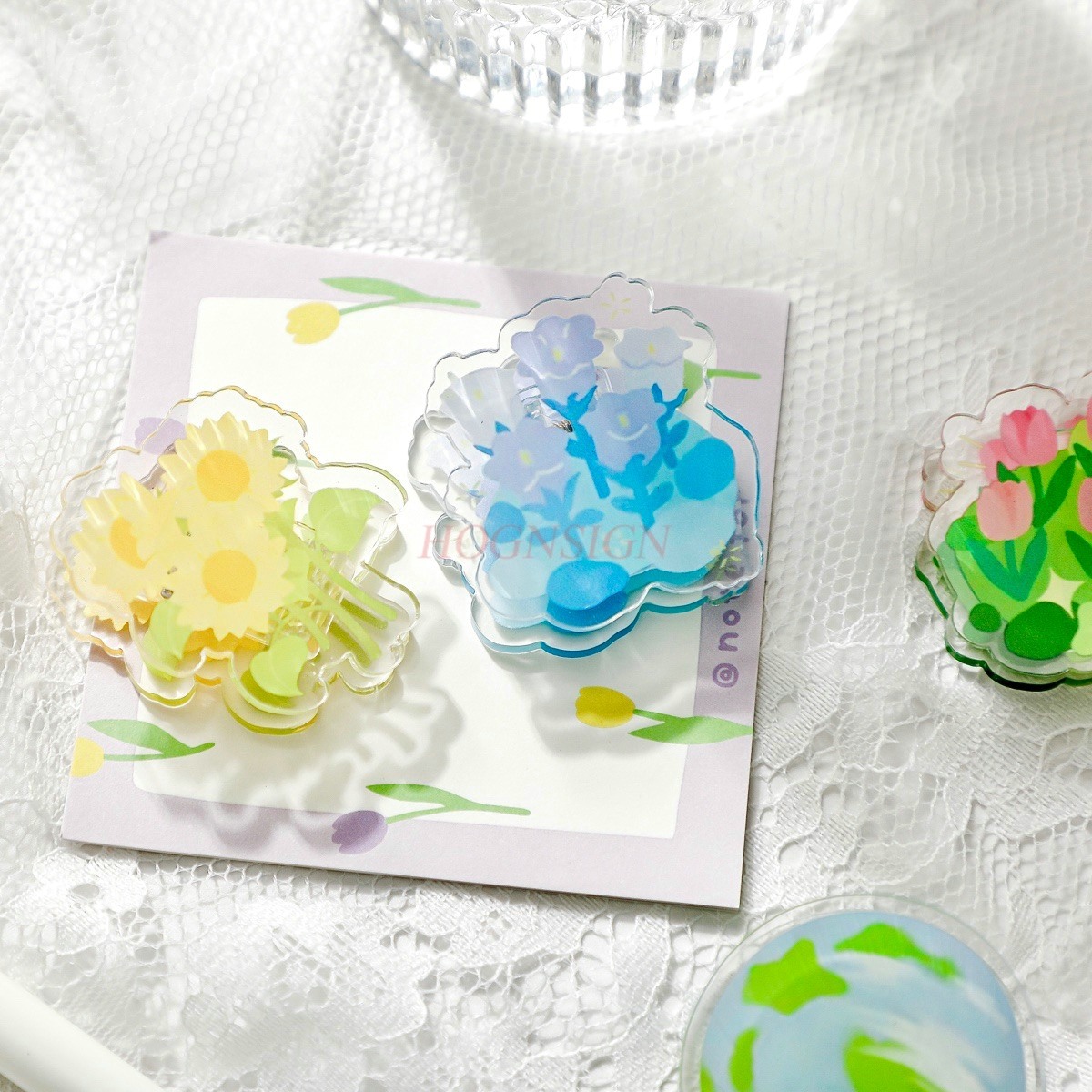 1pcs Afternoon Garden Acrylic  – Office Stationery And Supply Bewertung und Preis