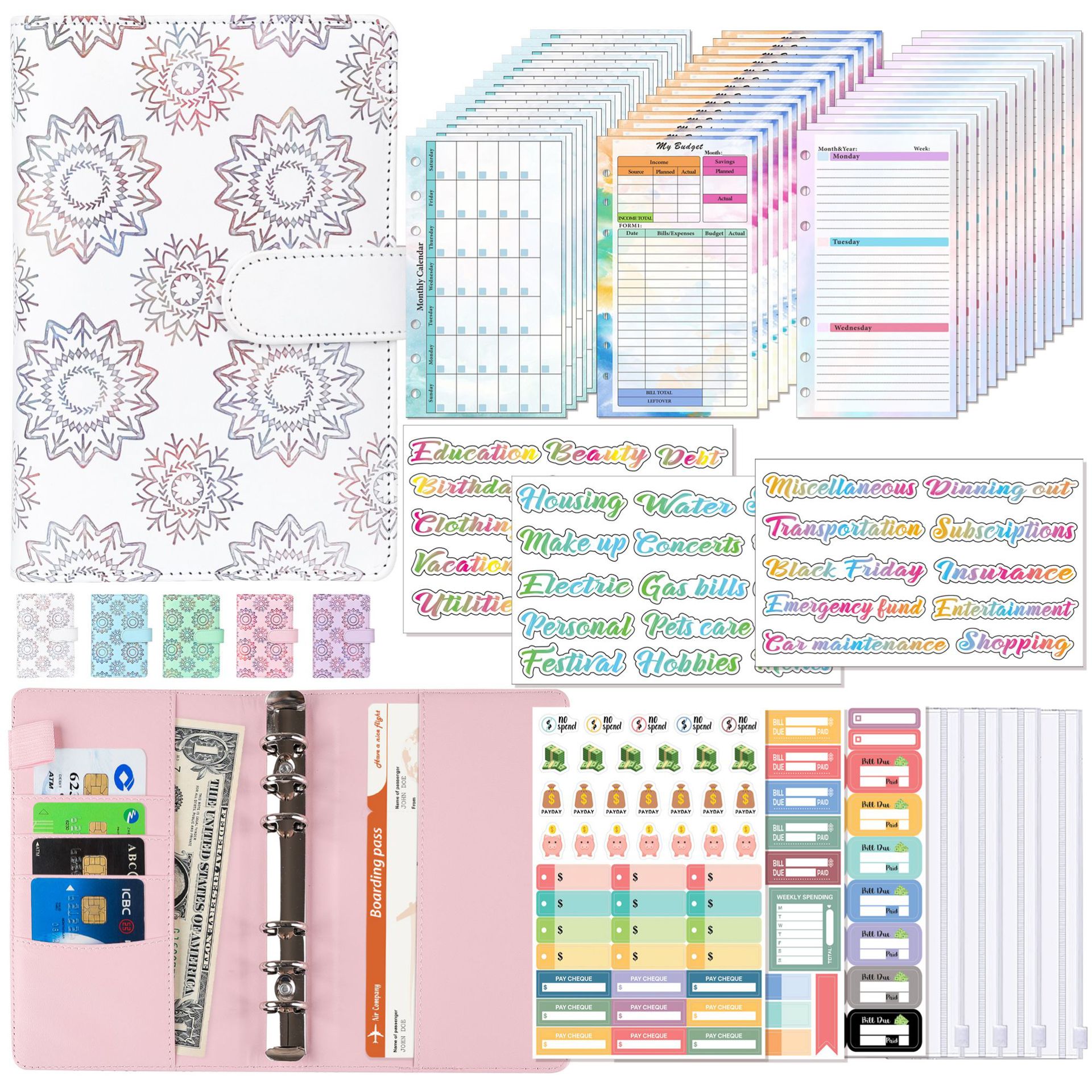 A6 Binder Budget Planner Noteb – Planner Weekly Budget Bewertung und Preis