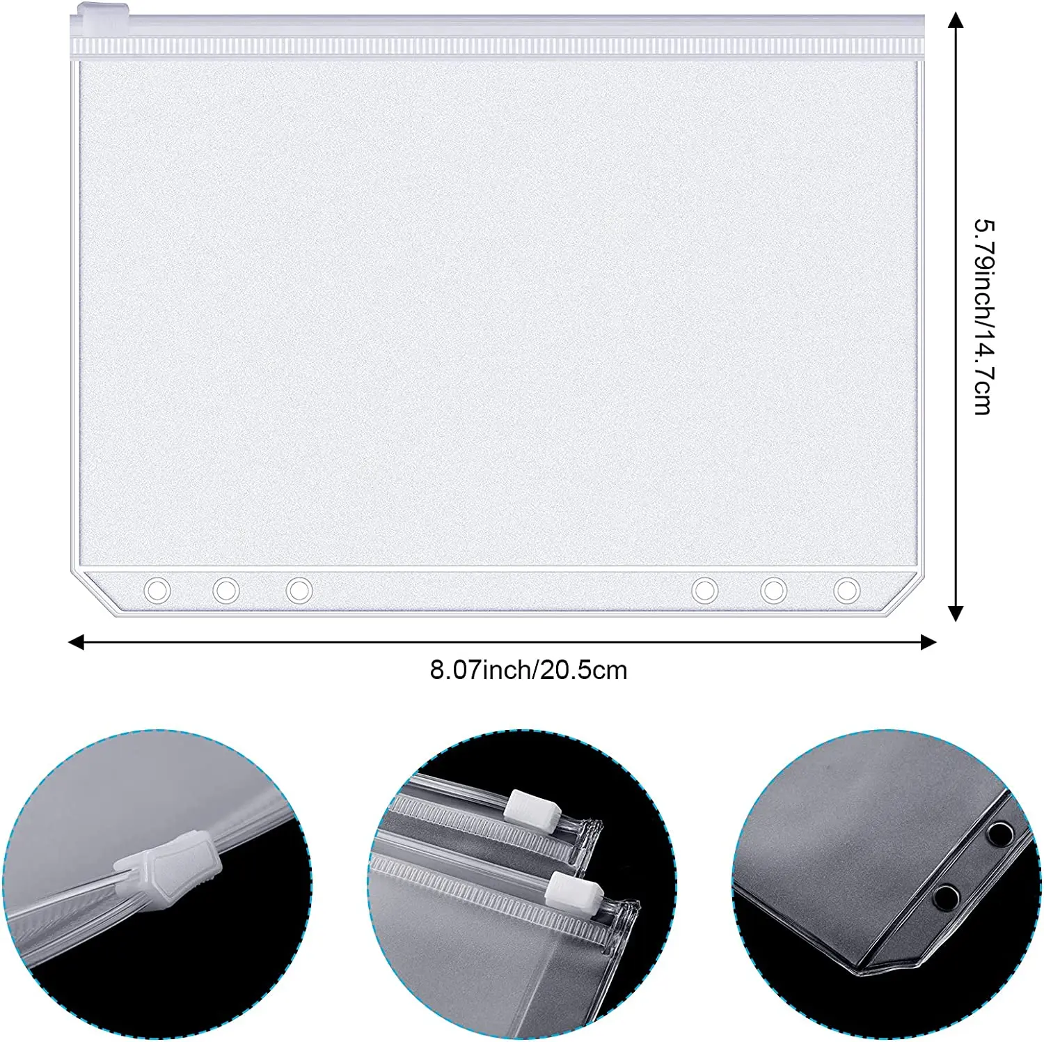 Binder Pockets A6 6-Hole Zippe – Planner Weekly Budget Bewertung und Preis