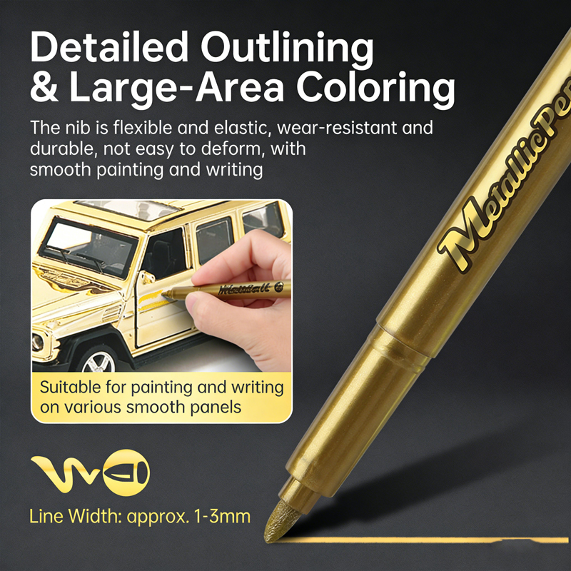 6Pcs/Set Metallic Marker Pens, – Whiteboard Marker Set Bewertung und Preis