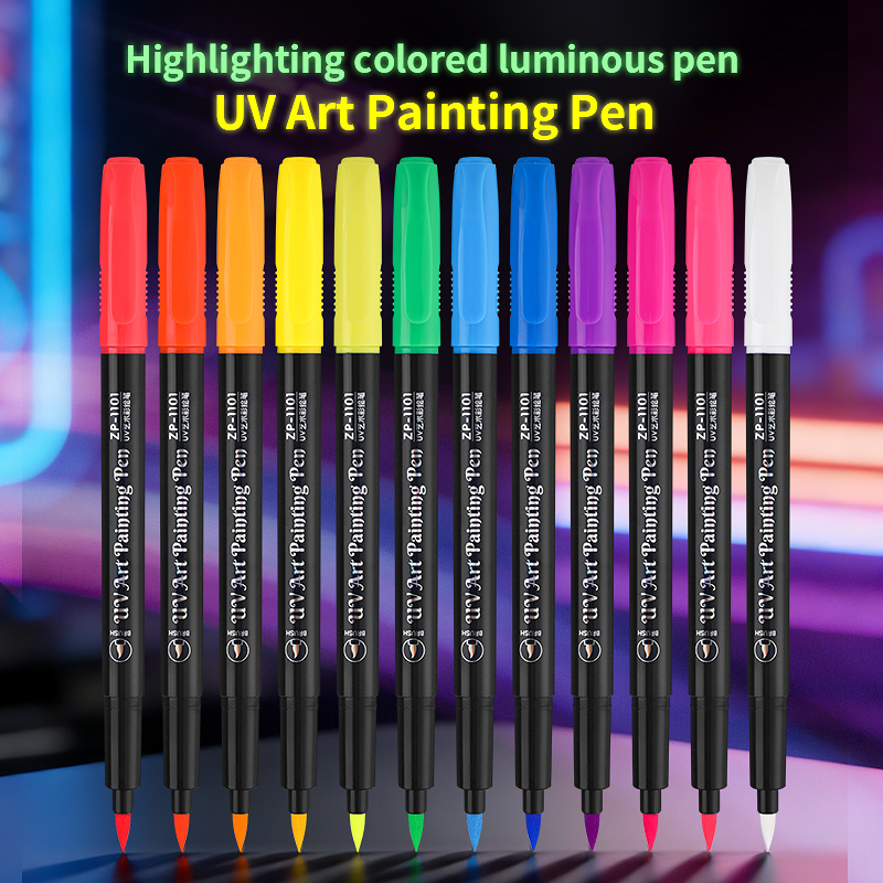 12Pcs UV Glow Paint Markers Se – Highlighter Set Pastel Bewertung und Preis