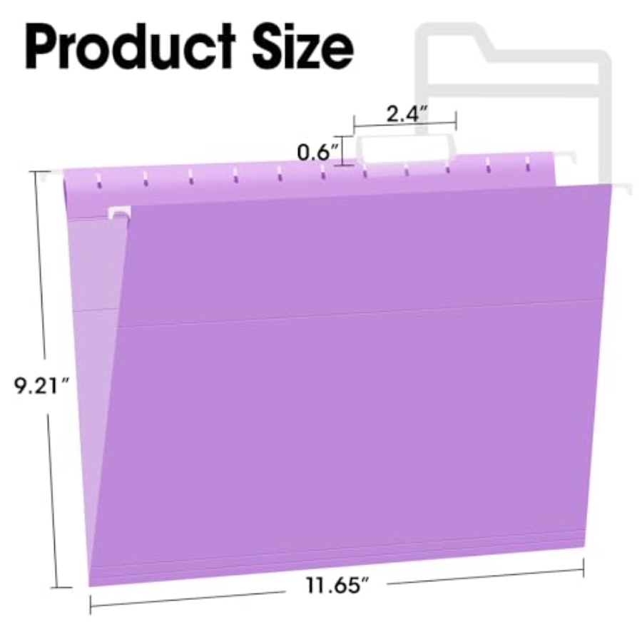 Hanging File Folders, Colored  – File Folder Hanging Bewertung und Preis