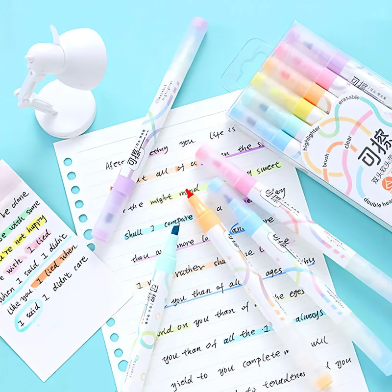 Set of 6 Colors Kawaii Erasabl – Highlighter Set Pastel Bewertung und Preis