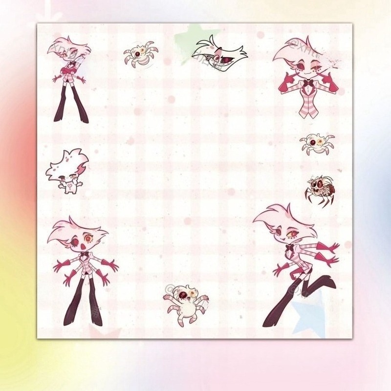 4Pcs Hazbin Hotel Zestial & Al – Stationery Office Bewertung und Preis