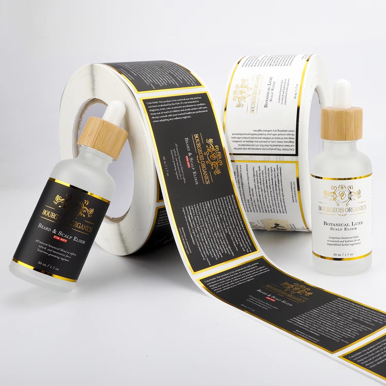 Custom Waterproof | White Viny – Sticker Label Roll Bewertung und Preis