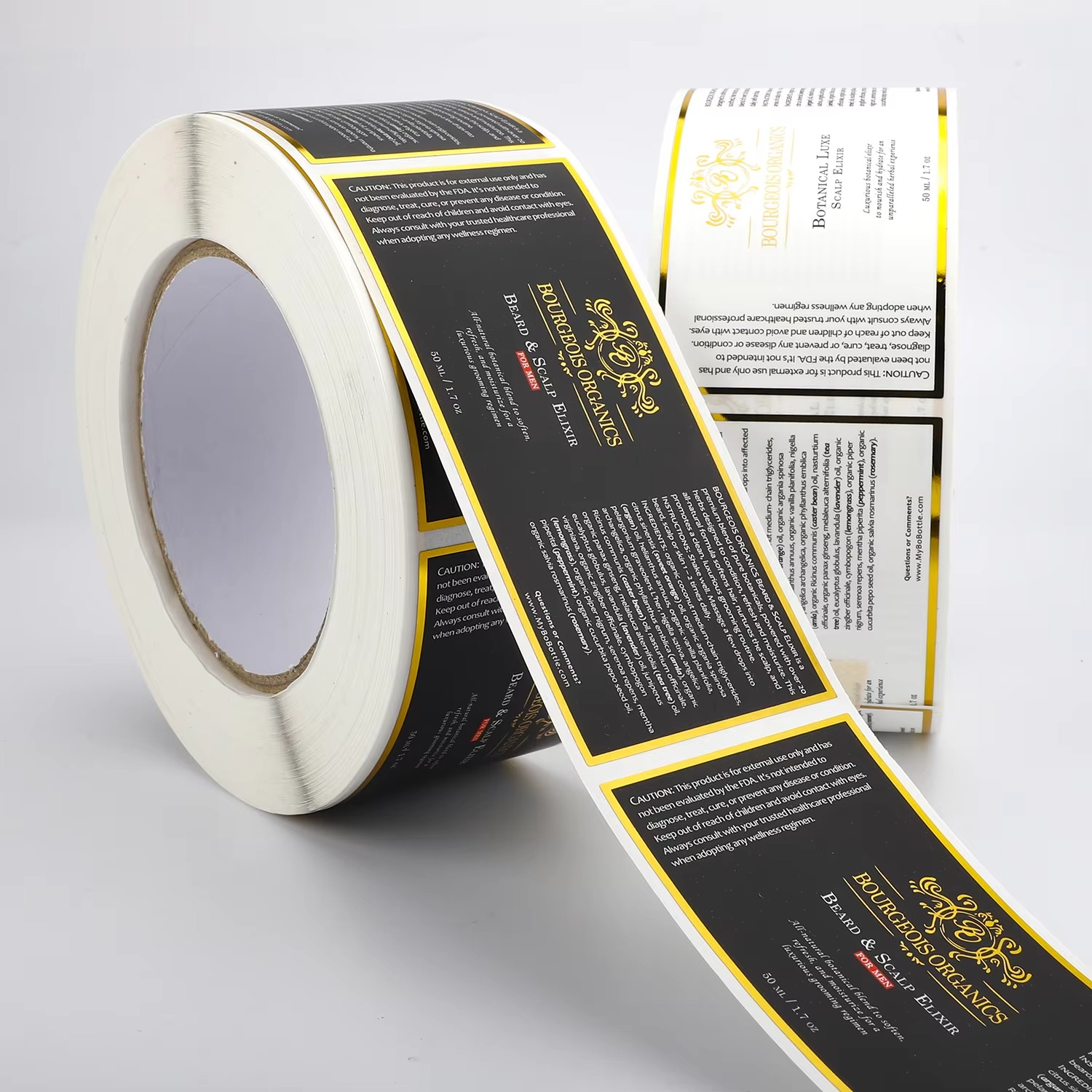 Custom Waterproof | White Viny – Sticker Label Roll Bewertung und Preis