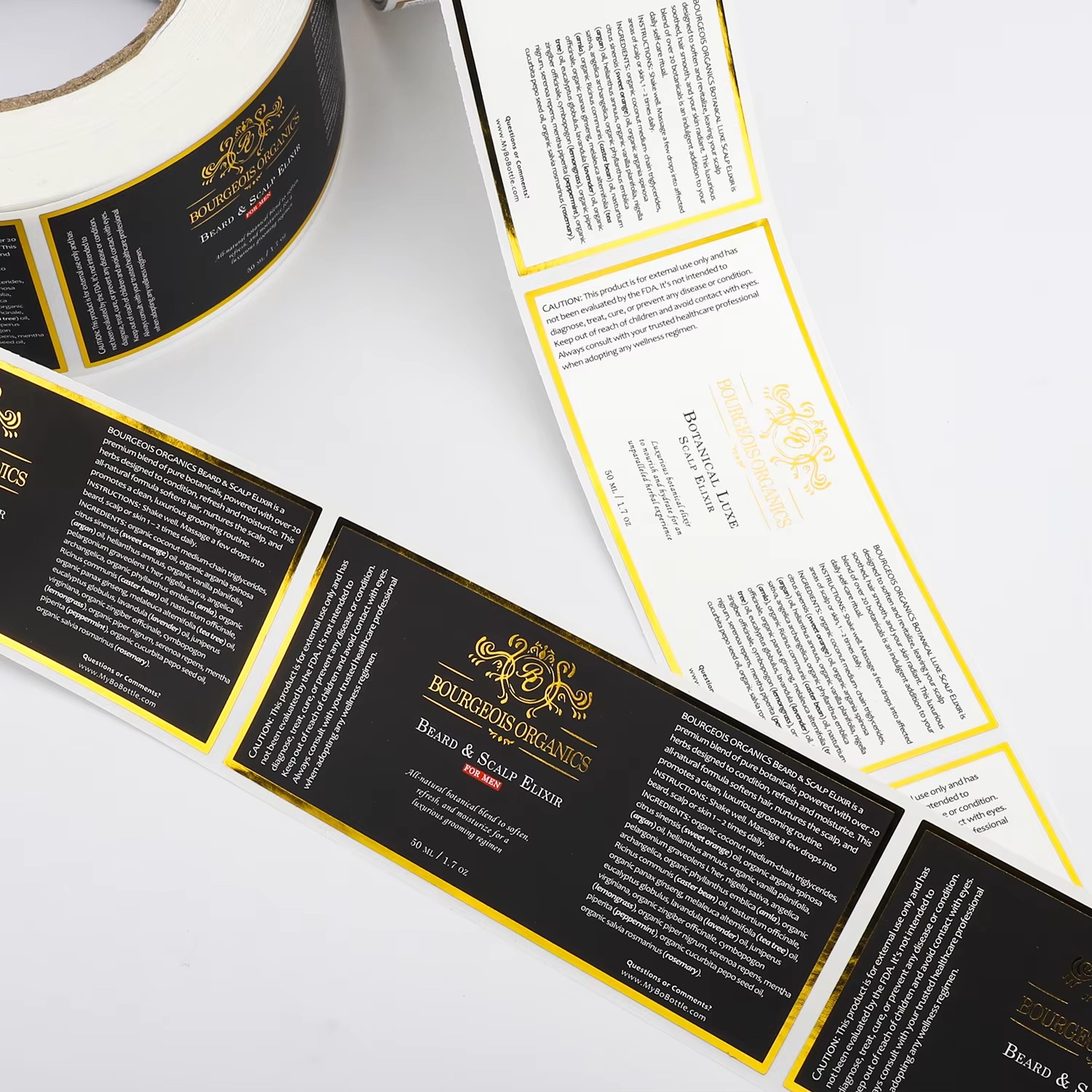 Custom Waterproof | White Viny – Sticker Label Roll Bewertung und Preis