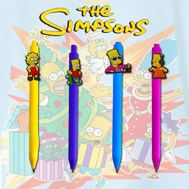 4pcs/set Simpsons Neutral Pen  – Stationery Supply Bewertung und Preis