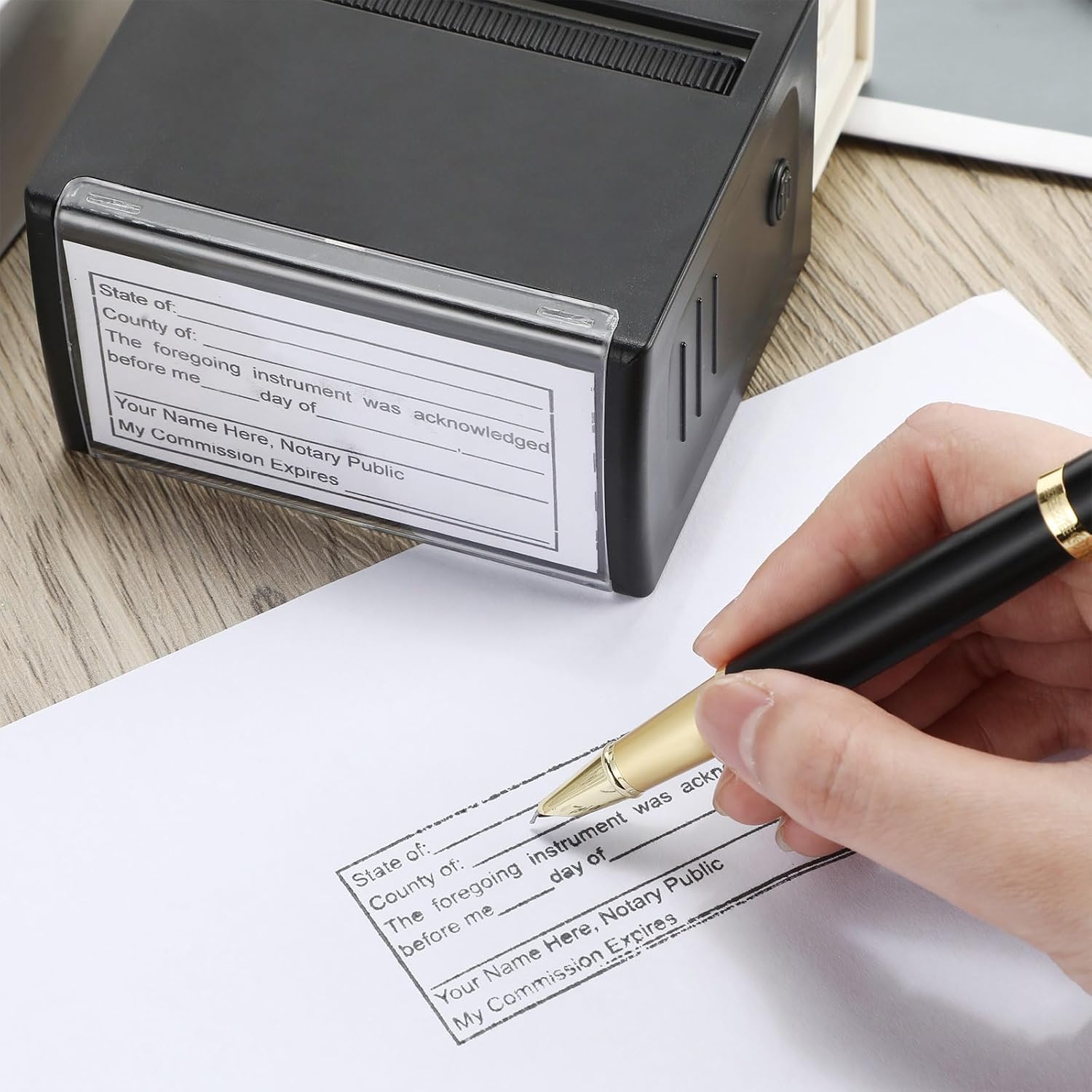 Self-Inking Notary Stamp for S – Self Inking Stamp Bewertung und Preis