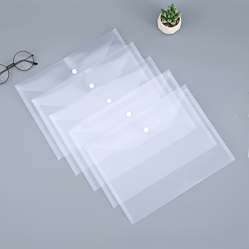 10pcs Transparent A4 Folders C – Office Stationery And Supply Bewertung und Preis
