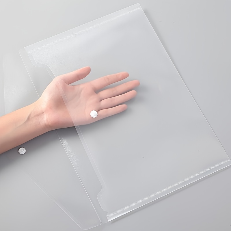 10pcs Transparent A4 Folders C – Office Stationery And Supply Bewertung und Preis